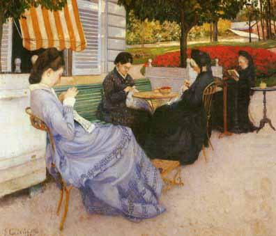 Gustave Caillebotte Portraits a la campagne china oil painting image